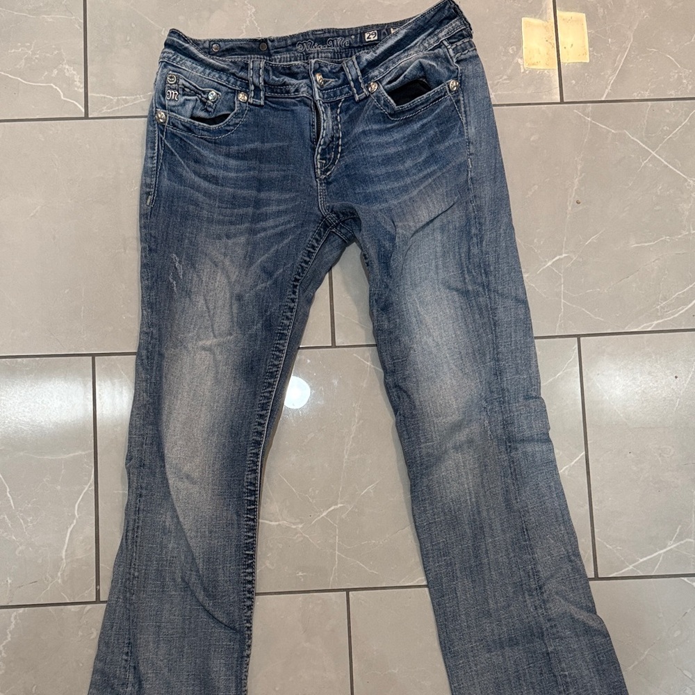 Miss Me Dark Blue Boot Cut Jeans